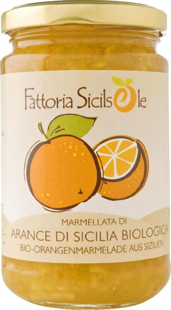 Produktfoto zu Fattoria Sicilsole Orangen Marmelade aus Sizilien