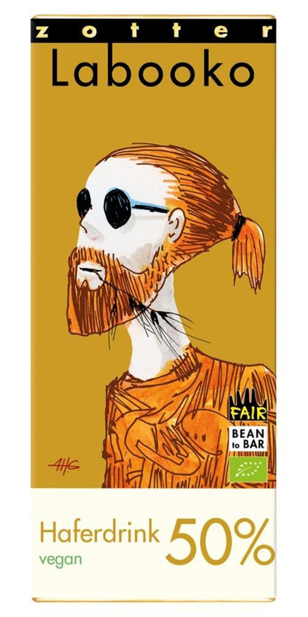 Produktfoto zu Labooko Schokolade mit 50% Haferdrink , Zotter