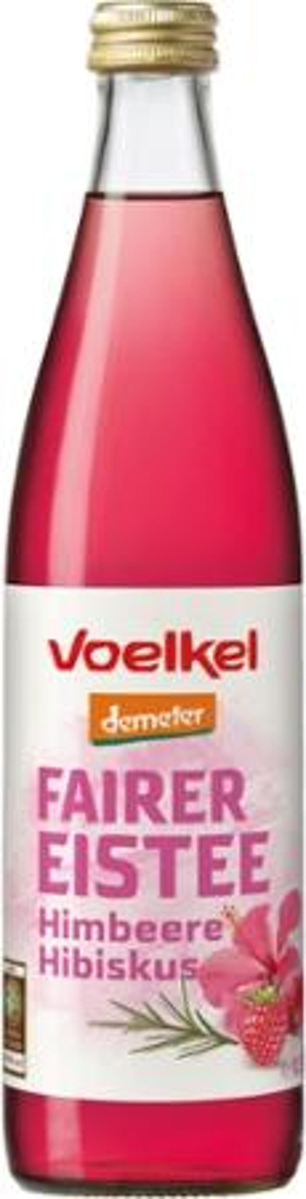 Produktfoto zu Fairer Eistee mit Himbeere Hibiskus (Kasten)