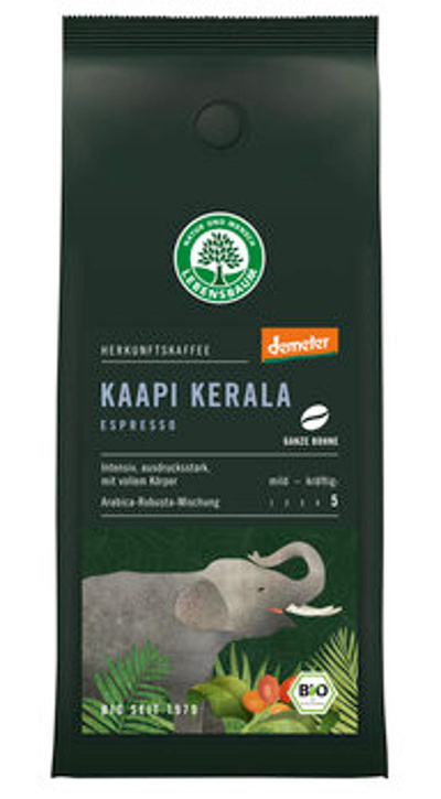 Produktfoto zu Espresso Kaapi Kerala ganze Bohne