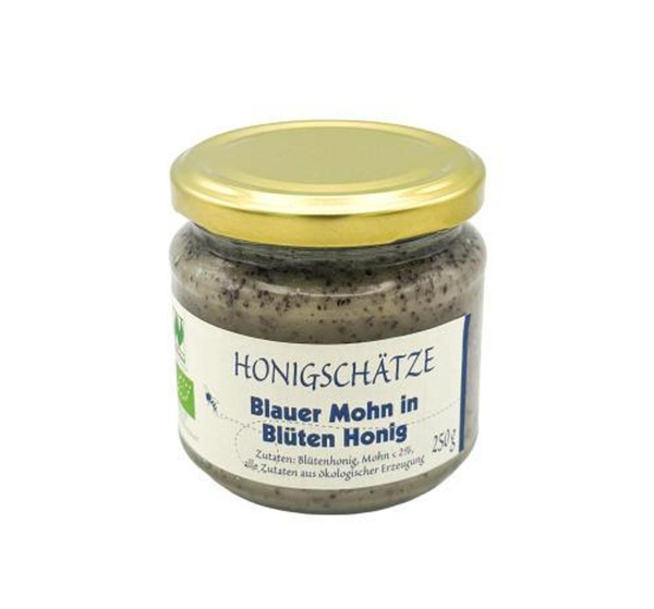 Produktfoto zu Blütenhonig Blauer Mohn