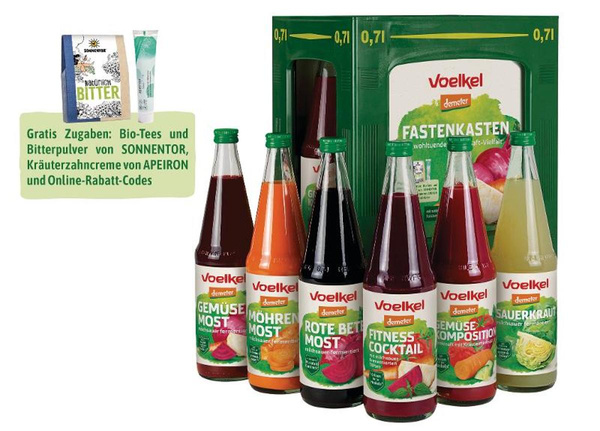 Produktfoto zu Saft-Probekiste Gemüse