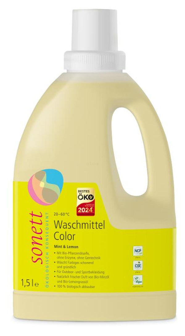 Produktfoto zu Flüssigwaschmittel color Mint Lemon