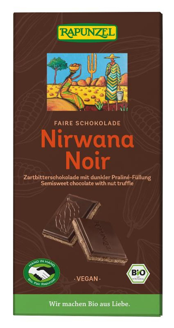 Produktfoto zu Nirwana Noir mit dunkler Praliné-Füllung 55%