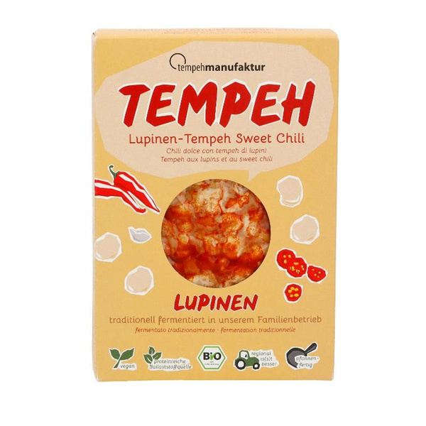 Produktfoto zu Tempeh Lupinen Sweet Chili