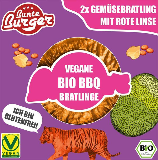 Produktfoto zu Red Lentil BBQ-Style Burger