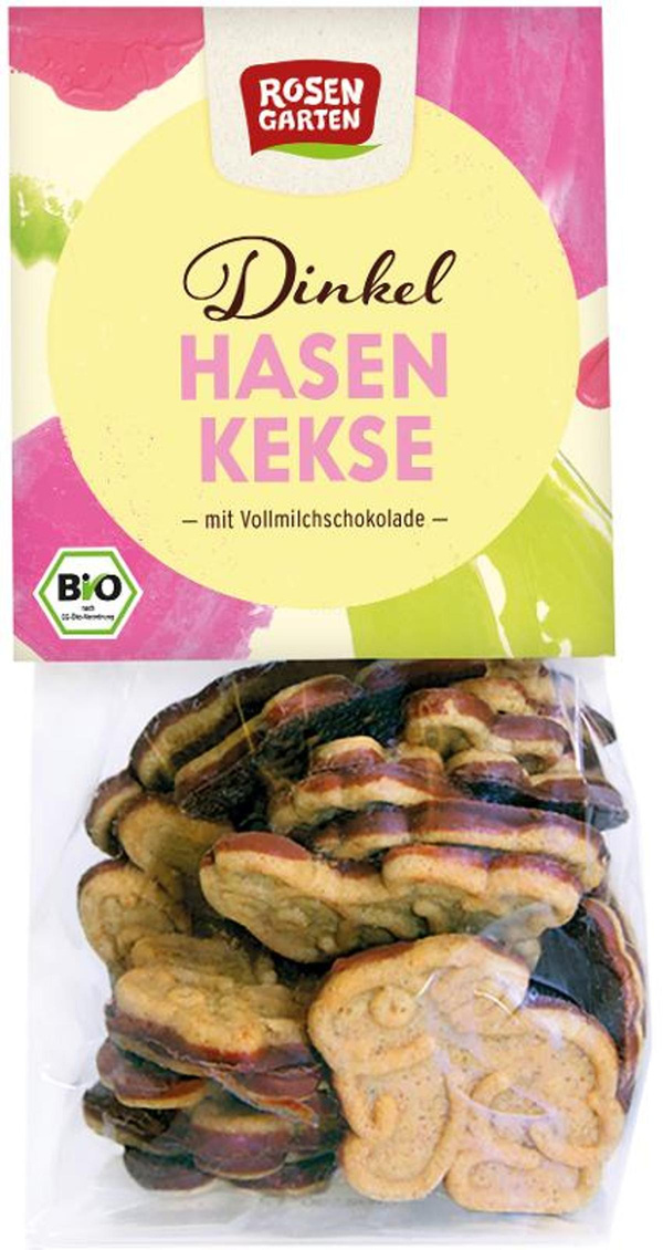 Produktfoto zu Dinkel Osterhasen Kekse mit Vollmilch