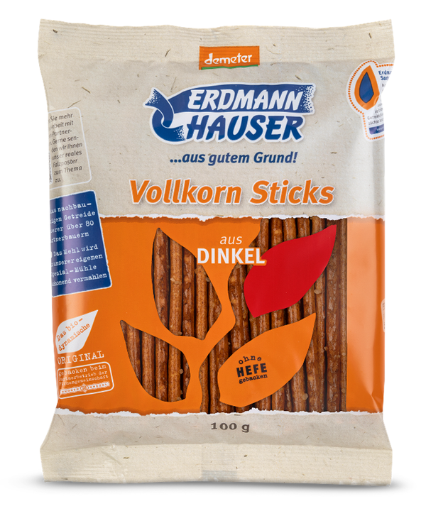 Produktfoto zu Vollkorn-Salzstangen Dinkel