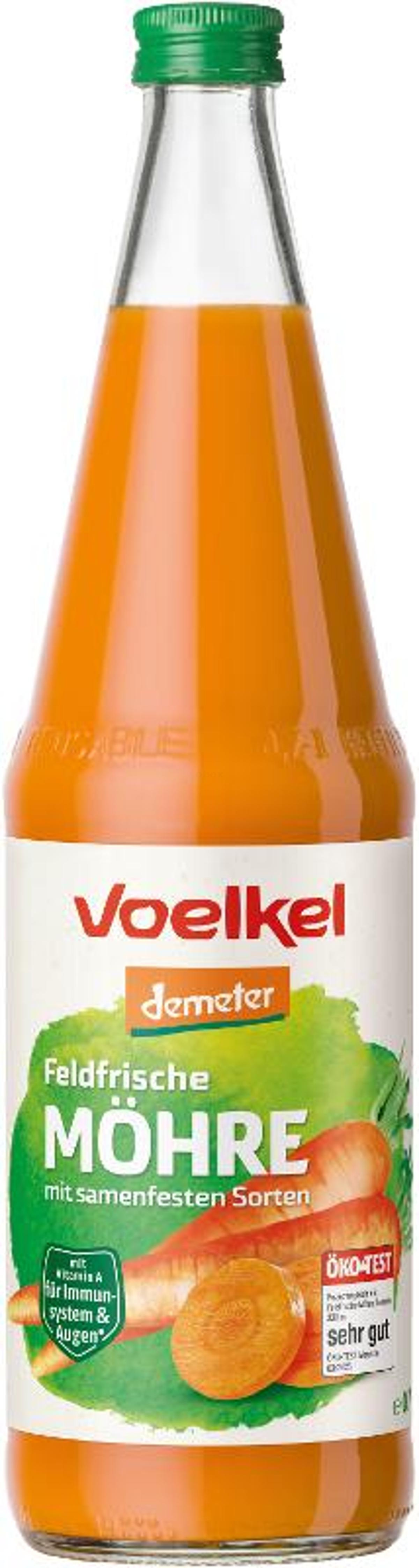 Feldfrischer Möhrensaft