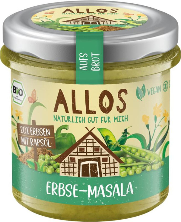 Produktfoto zu Aufs Brot Erbse Masala
