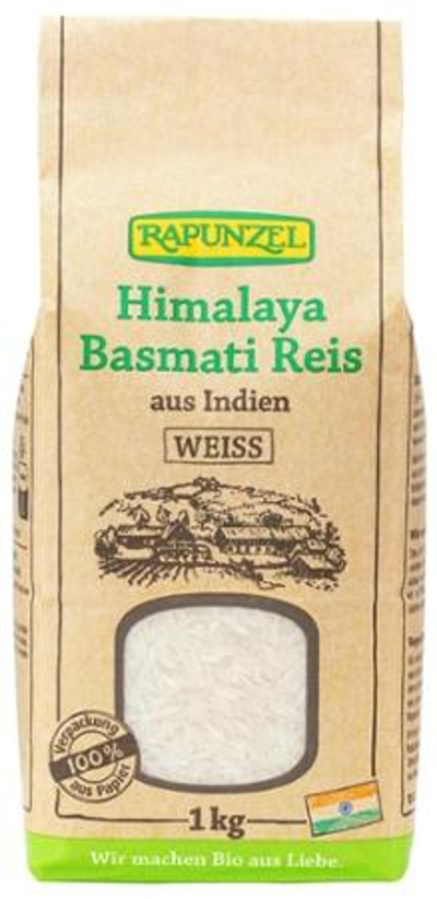 Produktfoto zu Basmati Reis weiß, 1 kg