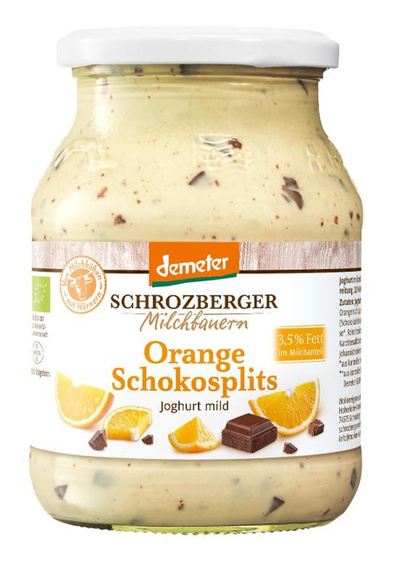 Produktfoto zu Joghurt Orange Schokosplits
