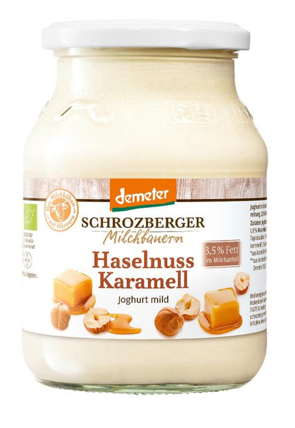 Produktfoto zu Joghurt Haselnuss-Karamell