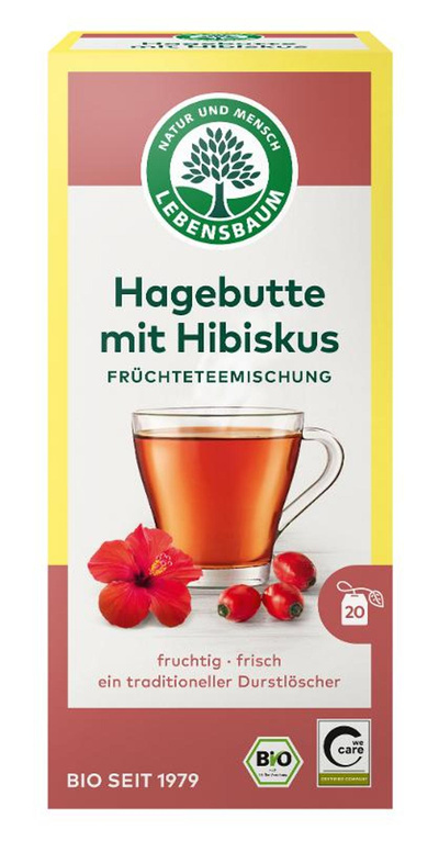 Produktfoto zu Hagebutte Hibiskus Tee