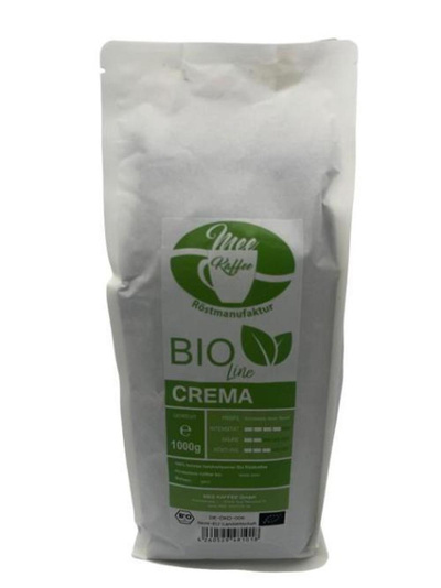 Produktfoto zu Bio Café Crema , ganze Bohne, 100% Arabica
