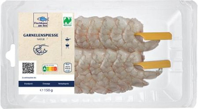 Produktfoto zu Garnelenspiess natur