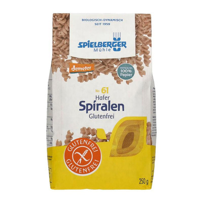 Produktfoto zu Hafer Spiralen glutenfrei