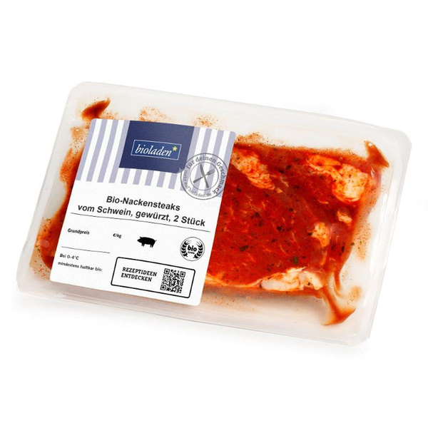 Produktfoto zu Schweine-Nackensteaks (gewürzt)
