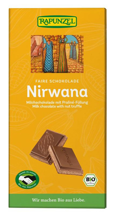 Produktfoto zu Nirwana Milchschokolade mit Pralinén-Füllung 36 %