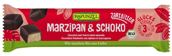 Produktfoto zu Glücksstücke Marzipan & Schoko Zartbitter