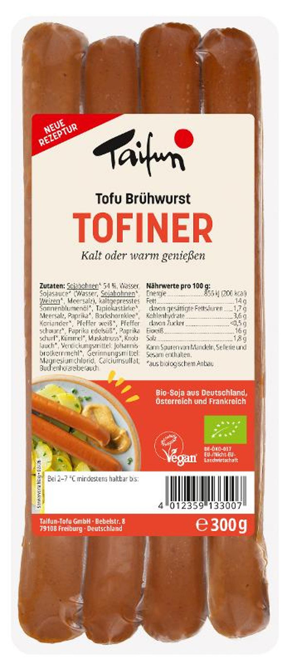 Produktfoto zu Tofu-Wiener Tofiner