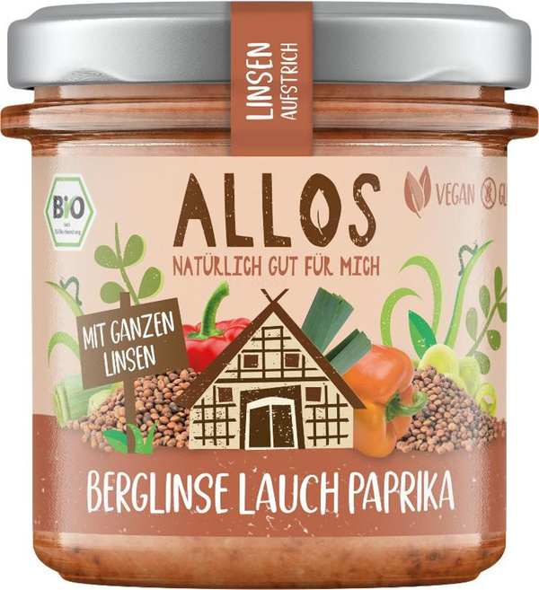 Produktfoto zu Linsen Aufstrich Berglinse Lauch Paprika
