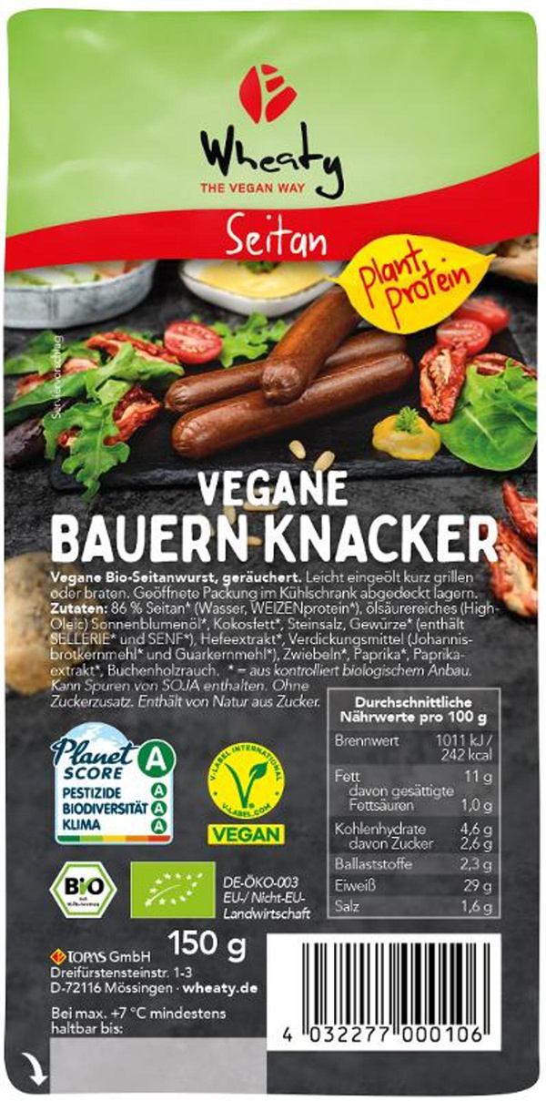 Produktfoto zu Wheaty Bauern-Knacker