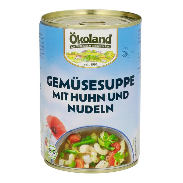 Produktfoto zu Gemüsesuppe mit Huhn