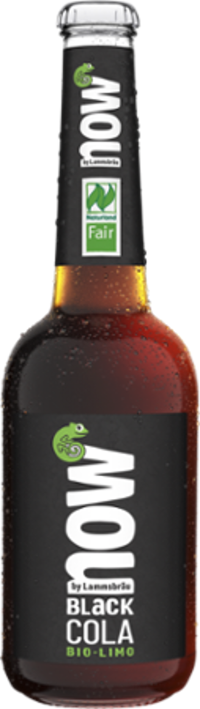 Produktfoto zu now Black Cola, 10 x 0,33  ltr