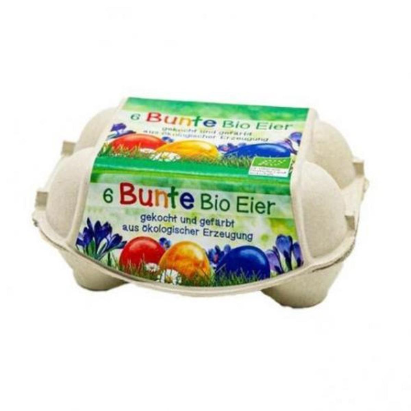 Produktfoto zu Ostereier gefärbt (6 Stück)