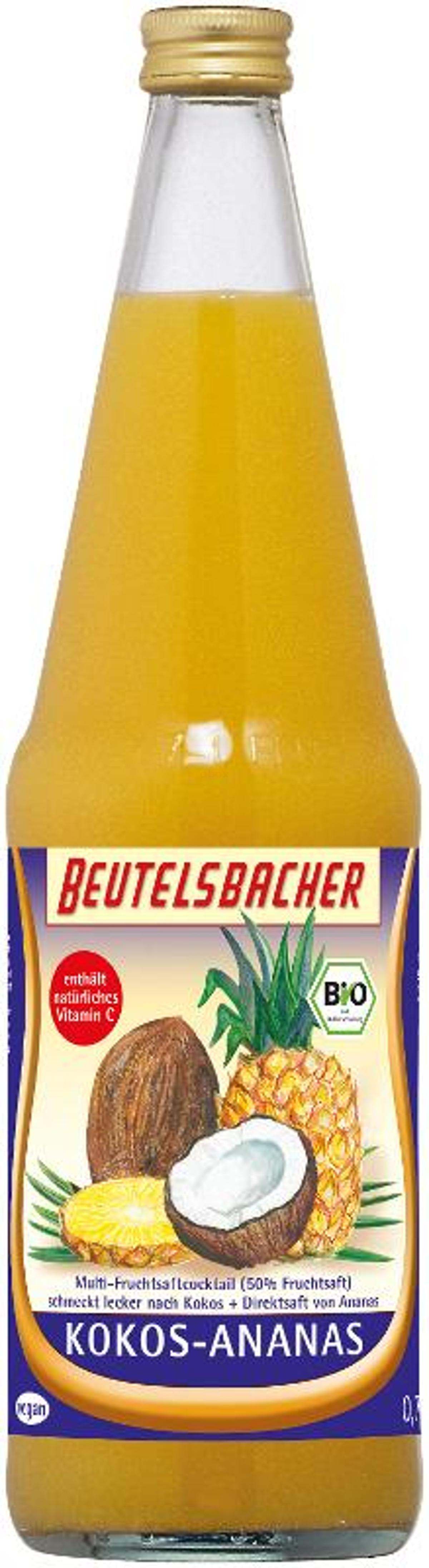 Kokos-Ananassaft