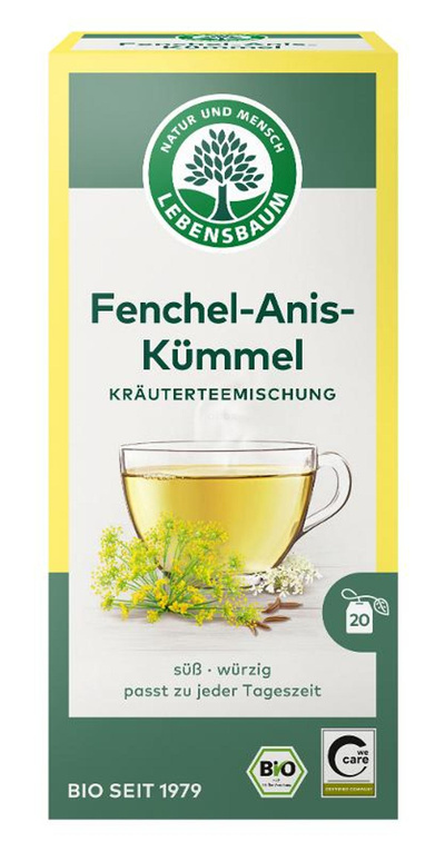 Produktfoto zu Fenchel Anis Kümmel Tee