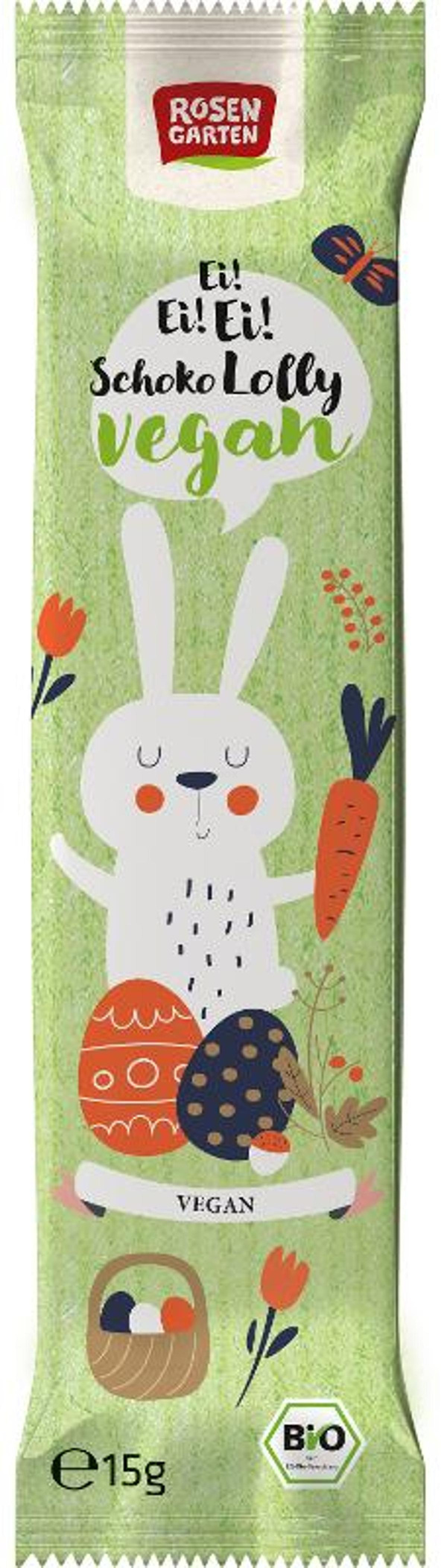 Produktfoto zu Veganer Schoko Lolly Hase