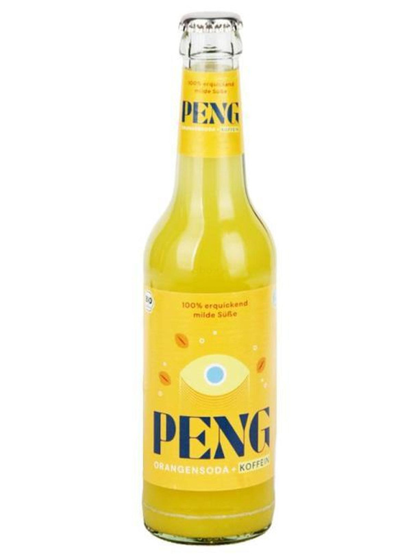 Produktfoto zu Orangensoda mit Koffein