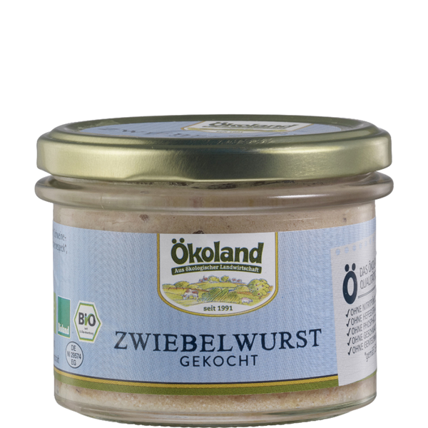 Produktfoto zu Zwiebelwurst gekocht Gourmet Qualität im Glas