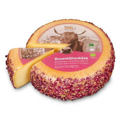 Produktfoto zu Allgäuer Rosenblütenkäse