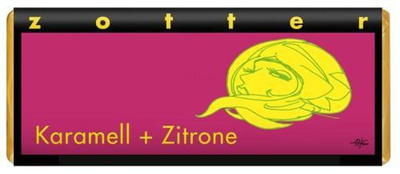 Produktfoto zu Karamell + Zitrone , Zotter