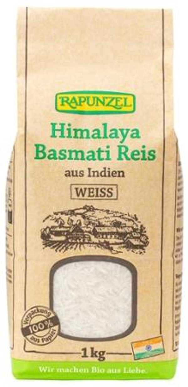 Produktfoto zu Basmati Reis weiß, 1 kg