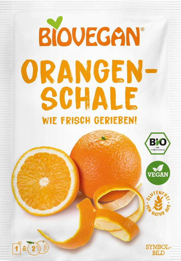 Produktfoto zu geriebene Orangenschale