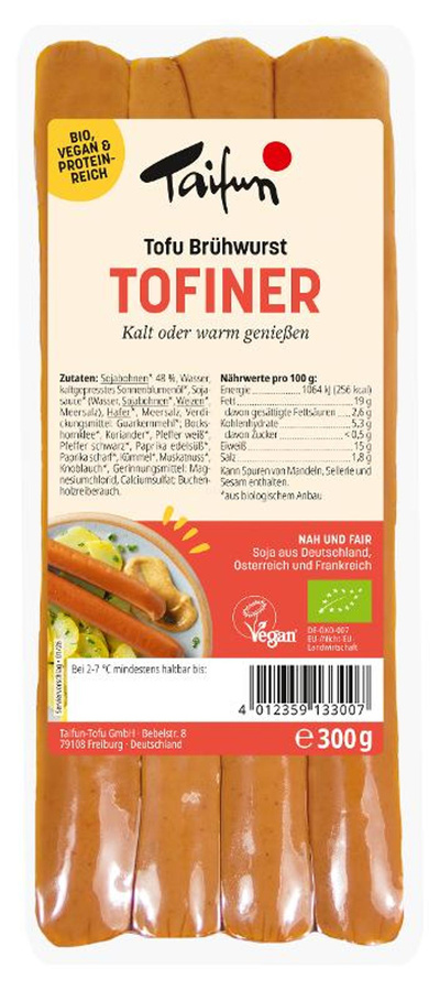 Produktfoto zu Tofu-Wiener Tofiner