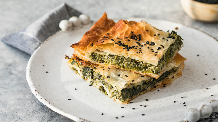 Rezeptbild für Griechischer Spinatauflauf
