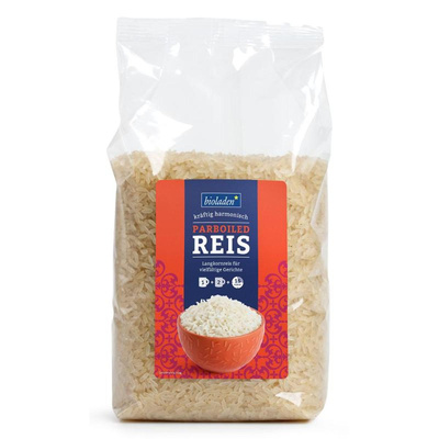 Produktfoto zu Parboiled Reis (weiß), 1 kg