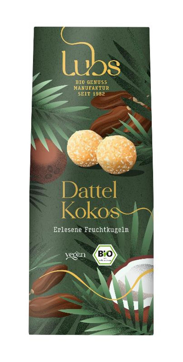 Produktfoto zu Dattelkonfekt Kokos