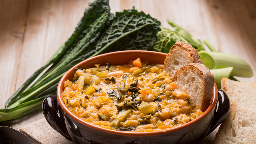 Rezeptbild für Italienische Kohlsuppe mit Bohnen