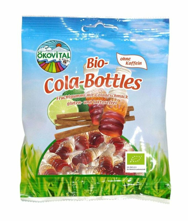 Produktfoto zu Cola Bottles mit bio Gelatine