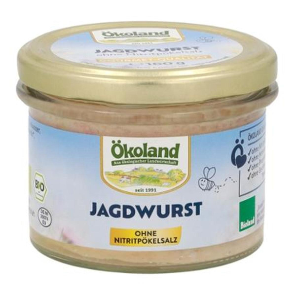Produktfoto zu Jagdwurst Gourmet Qualität im Glas