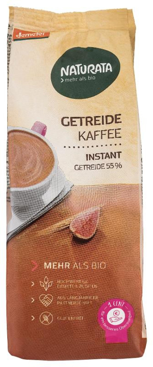 Produktfoto zu Getreidekaffee, instant, Nachfüllbeutel