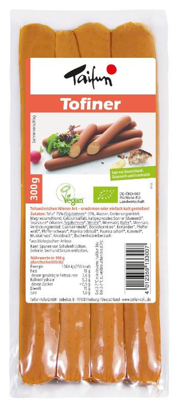 Produktfoto zu Tofu-Wiener Tofiner
