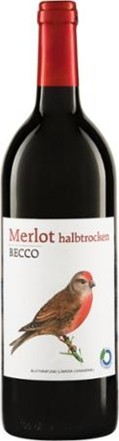 Produktfoto zu Becco Merlot halbtrocken rot