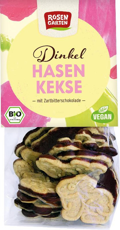 Produktfoto zu Dinkel Osterhasen Kekse mit Za